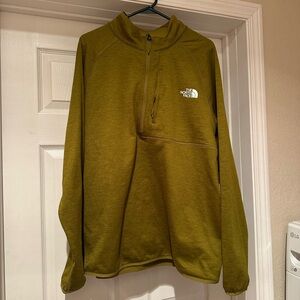 The North Face Men's Moss Green Zip-Up Sweater